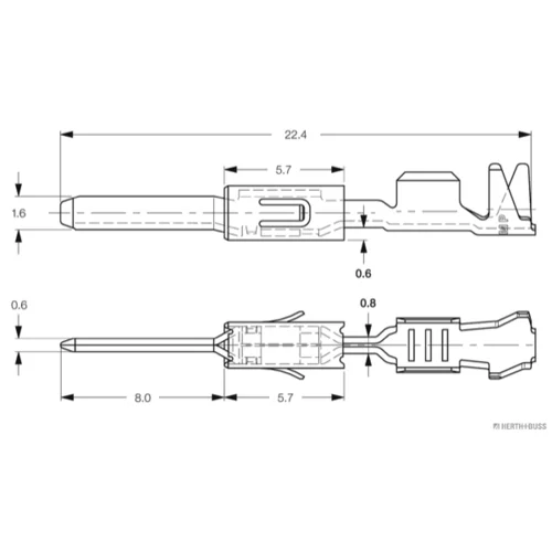 Lem spony HERTH+BUSS ELPARTS 50251465 (HERTH+BUSS ELPARTS) - obr. 1
