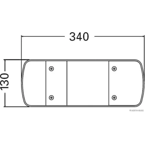 Zadné svetlo HERTH+BUSS ELPARTS 83840650 (HERTH+BUSS ELPARTS) - obr. 3