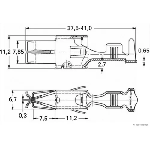 Lem spony HERTH+BUSS ELPARTS 50253325 (HERTH+BUSS ELPARTS) - obr. 1