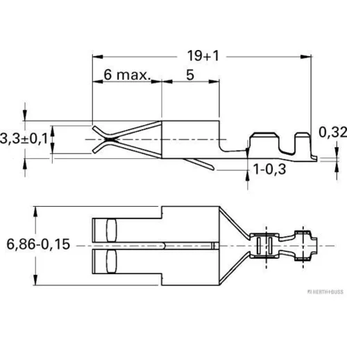 Lem spony HERTH+BUSS ELPARTS 50251818 (HERTH+BUSS ELPARTS) - obr. 1