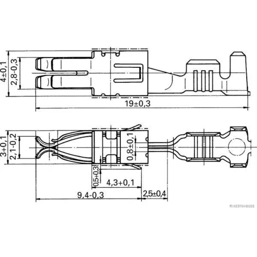 Lem spony HERTH+BUSS ELPARTS 50251876 (HERTH+BUSS ELPARTS) - obr. 1
