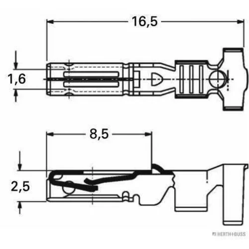 Lem spony HERTH+BUSS ELPARTS 50253547 (HERTH+BUSS ELPARTS) - obr. 1