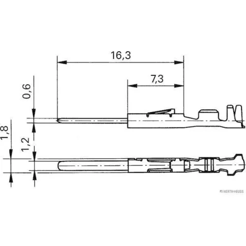 Lem spony HERTH+BUSS ELPARTS 50253369088 (HERTH+BUSS ELPARTS) - obr. 1