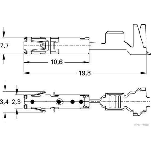 Lem spony HERTH+BUSS ELPARTS 50251459 (HERTH+BUSS ELPARTS) - obr. 1