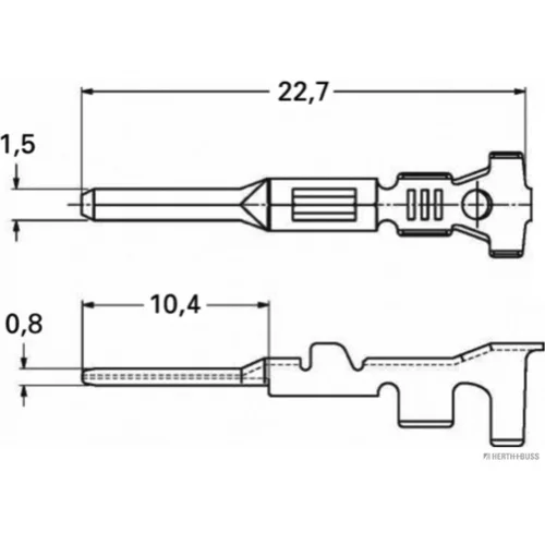 Lem spony HERTH+BUSS ELPARTS 50253326 (HERTH+BUSS ELPARTS) - obr. 1