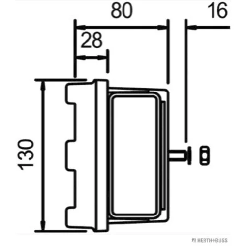 Zadné svetlo HERTH+BUSS ELPARTS 83840623 (HERTH+BUSS ELPARTS) - obr. 3