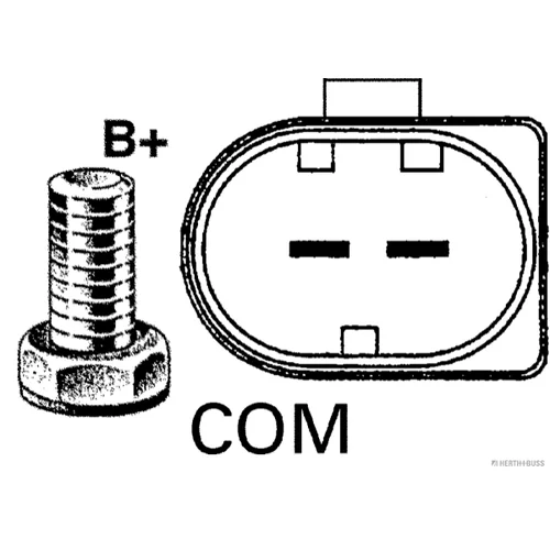 Alternátor HERTH+BUSS ELPARTS 32439741 (HERTH+BUSS ELPARTS) - obr. 3
