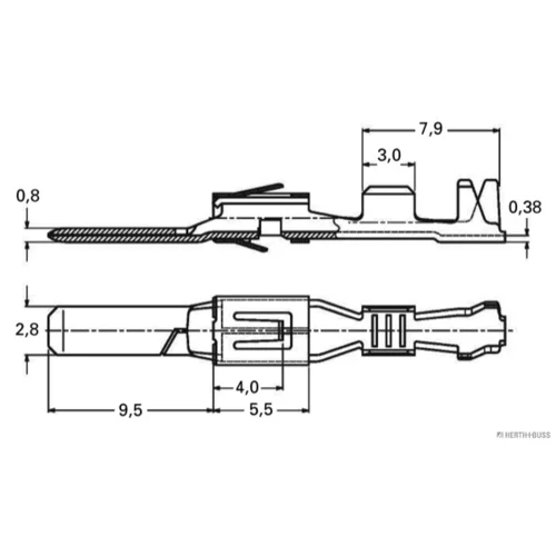 Lem spony HERTH+BUSS ELPARTS 50251858 (HERTH+BUSS ELPARTS) - obr. 2
