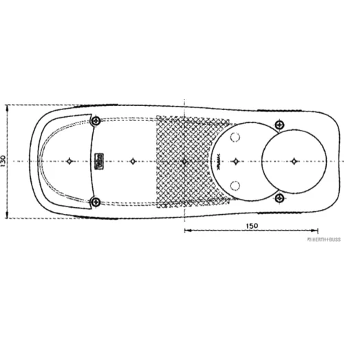 Zadné svetlo HERTH+BUSS ELPARTS 83840746 (HERTH+BUSS ELPARTS) - obr. 3