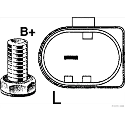 Alternátor HERTH+BUSS ELPARTS 32437544 (HERTH+BUSS ELPARTS) - obr. 3