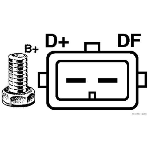 Alternátor HERTH+BUSS ELPARTS 32044681 (HERTH+BUSS ELPARTS) - obr. 3