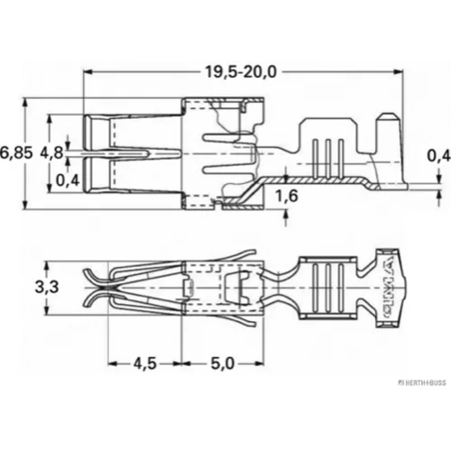Lem spony HERTH+BUSS ELPARTS 50251857 (HERTH+BUSS ELPARTS) - obr. 1
