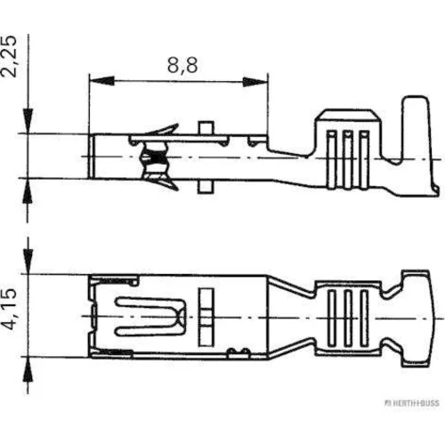 Lem spony HERTH+BUSS ELPARTS 50253226 (HERTH+BUSS ELPARTS) - obr. 1
