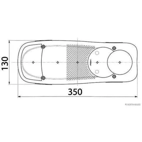 Zadné svetlo HERTH+BUSS ELPARTS 83840574 (HERTH+BUSS ELPARTS) - obr. 3