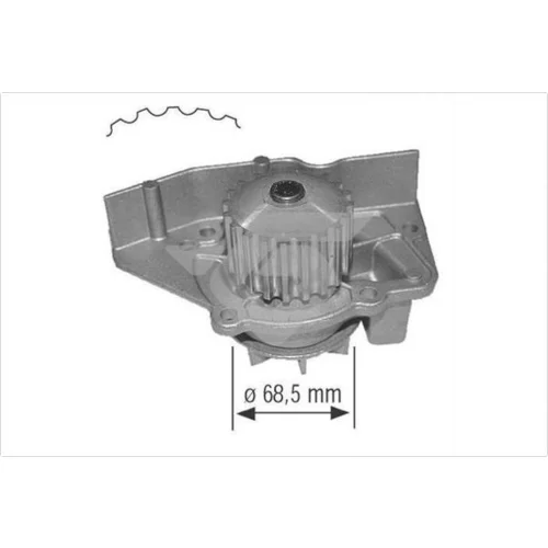 Vodné čerpadlo, chladenie motora HUTCHINSON WP0012V