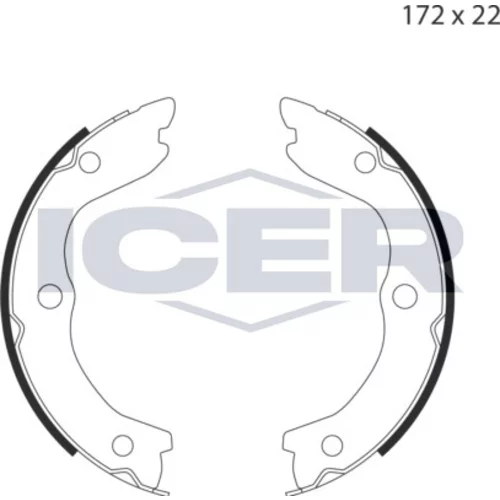 Sada brzd. čeľustí parkov. brzdy ICER 79PB4030 C