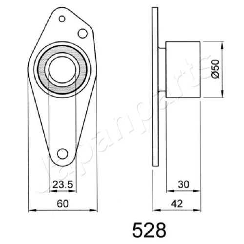 Napinák ozubeného remeňa BE-528 /Japanparts/ - obr. 1