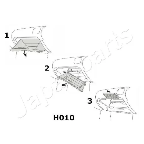 Filter vnútorného priestoru FAA-H010 /Japanparts/ - obr. 1