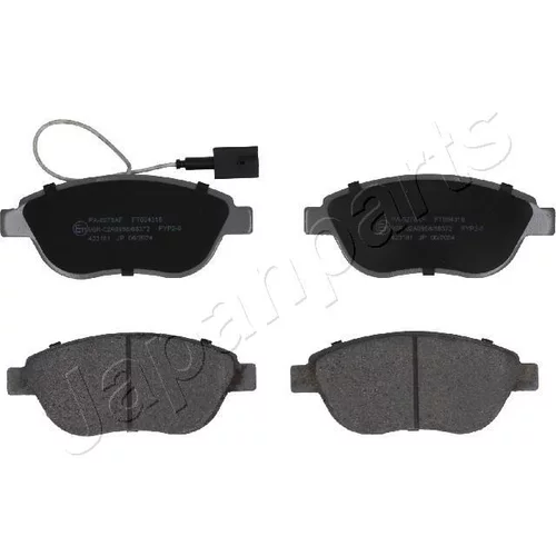 Sada brzdových platničiek kotúčovej brzdy JAPANPARTS PA-0278AF