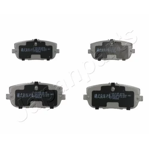 Sada brzdových platničiek kotúčovej brzdy Japanparts PP-311AF