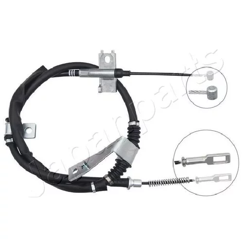 Ťažné lanko parkovacej brzdy JAPANPARTS BC-S03R