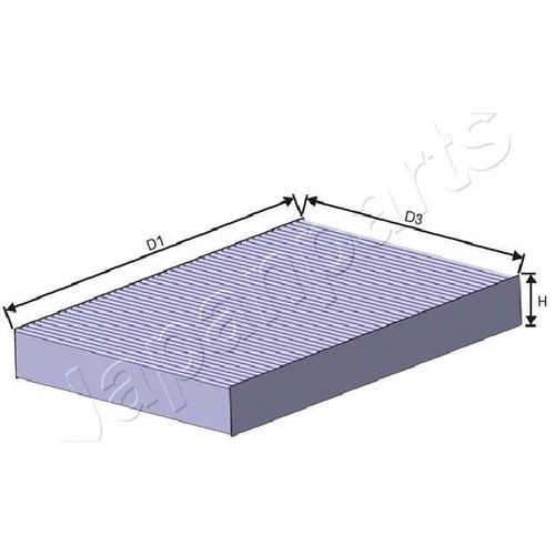 Filter vnútorného priestoru JAPANPARTS FAA-NS26