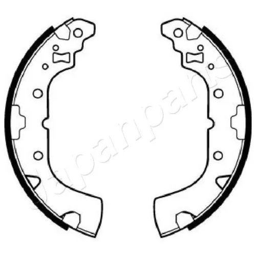 Sada brzdových čeľustí JAPANPARTS GF-523AF