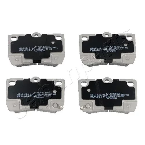 Sada brzdových platničiek kotúčovej brzdy JAPANPARTS PP-217AF