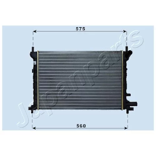 Chladič motora JAPANPARTS RDA053061