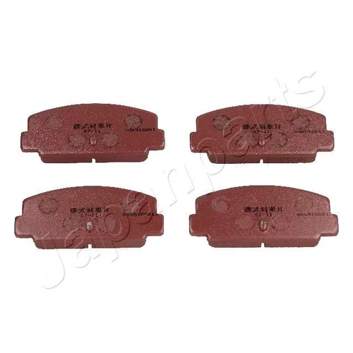 Sada brzdových platničiek kotúčovej brzdy PA-702AF /Japanparts/