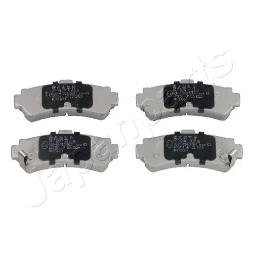 Sada brzdových platničiek kotúčovej brzdy PP-196AF /Japanparts/