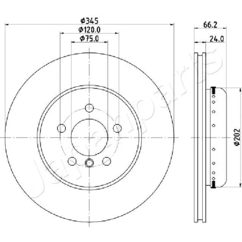 Brzdový kotúč DP-0113 /Japanparts/