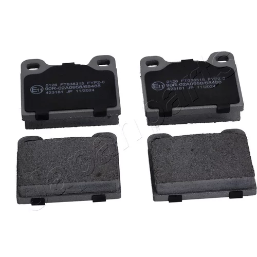 Sada brzdových platničiek kotúčovej brzdy JAPANPARTS PP-0126AF