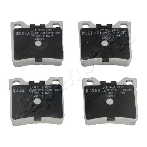 Sada brzdových platničiek kotúčovej brzdy Japanparts PP-0615AF