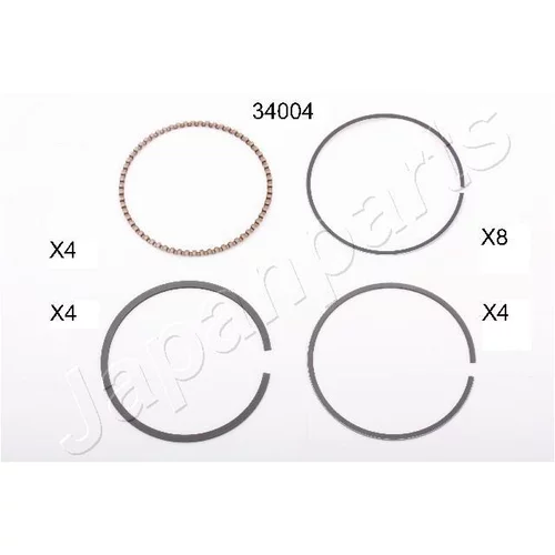 Piestny krúžok JAPANPARTS RS34004