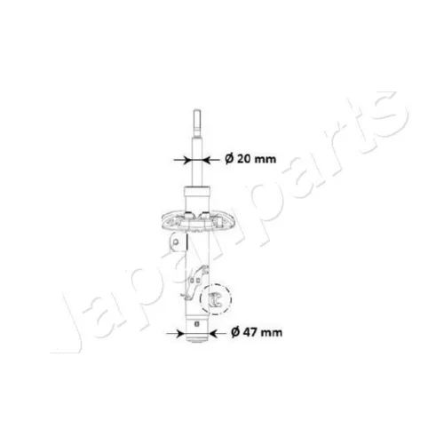 Tlmič pérovania MM-00940 /Japanparts/ - obr. 1