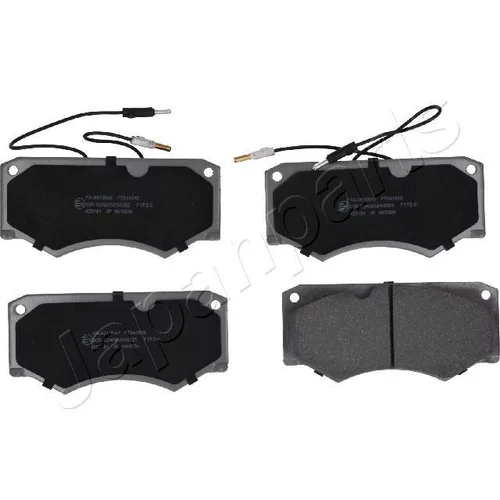 Sada brzdových platničiek kotúčovej brzdy JAPANPARTS PA-00108AF
