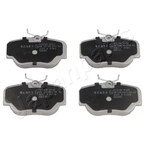 Sada brzdových platničiek kotúčovej brzdy PA-0413AF /Japanparts/