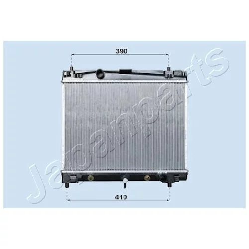Chladič motora JAPANPARTS RDA153011