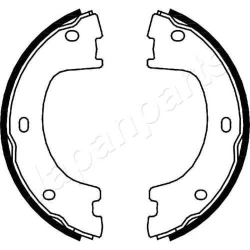 Sada brzdových čeľustí JAPANPARTS GF-0505AF