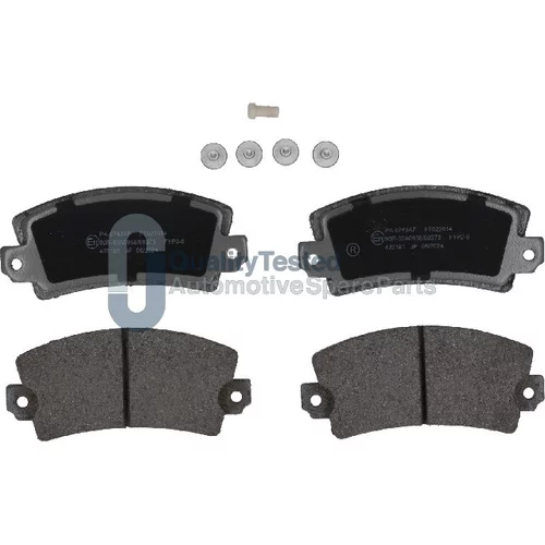 Sada brzdových platničiek kotúčovej brzdy JAPANPARTS PA0743JM
