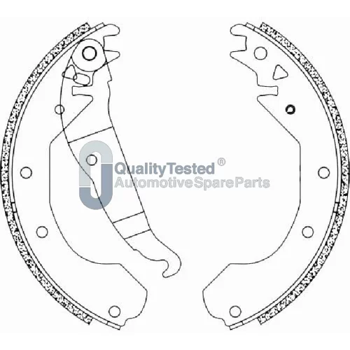 Sada brzdových čeľustí JAPANPARTS GF0404JM