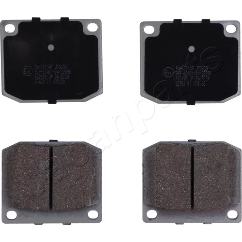 Sada brzdových platničiek kotúčovej brzdy JAPANPARTS PA-0371AF