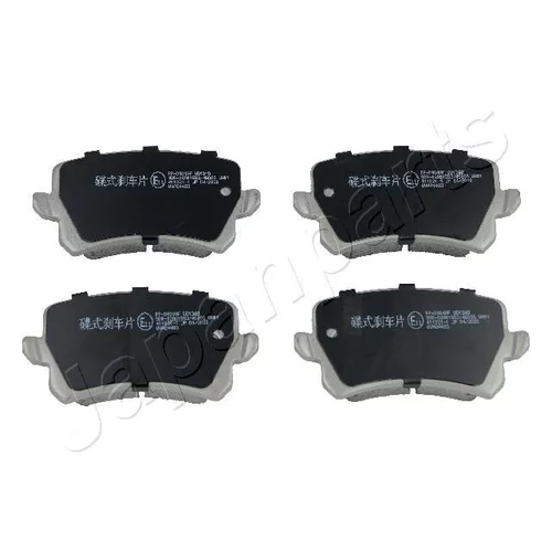 Sada brzdových platničiek kotúčovej brzdy Japanparts PP-0904AF