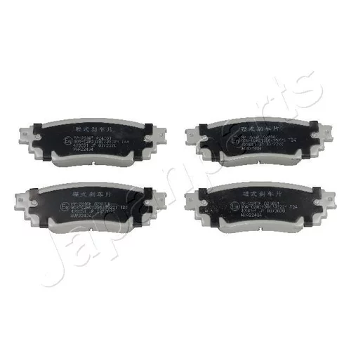 Sada brzdových platničiek kotúčovej brzdy JAPANPARTS PP-234AF