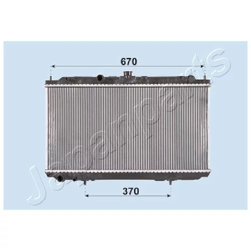 Chladič motora JAPANPARTS RDA213005