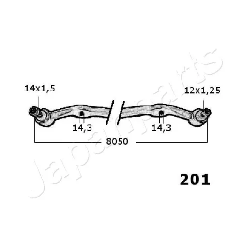 Spojovacia tyč riadenia CR-201 /Japanparts/ - obr. 1