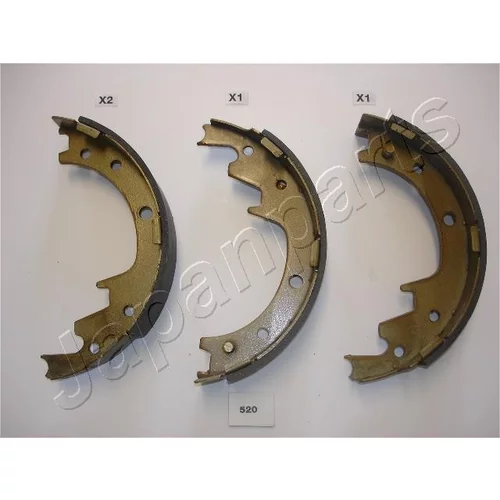 Sada brzdových čeľustí JAPANPARTS GF-520AF
