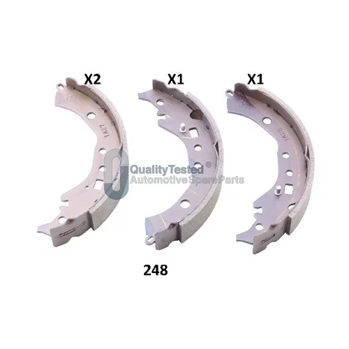 Sada brzdových čeľustí JAPANPARTS GF248JM