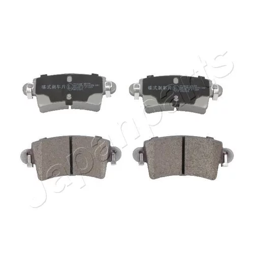 Sada brzdových platničiek kotúčovej brzdy JAPANPARTS PP-102AF